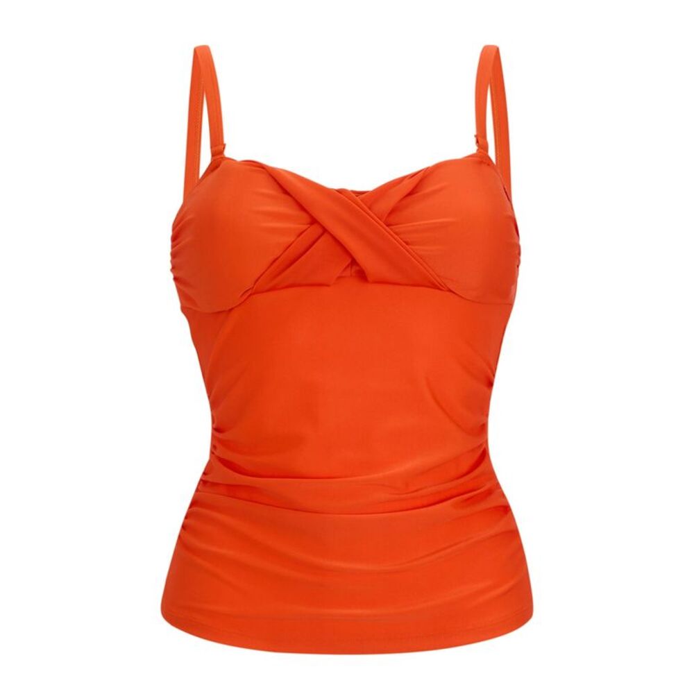 Regatta Womens/Ladies Aceana III Plain Tankini Top / Tangerine Tango